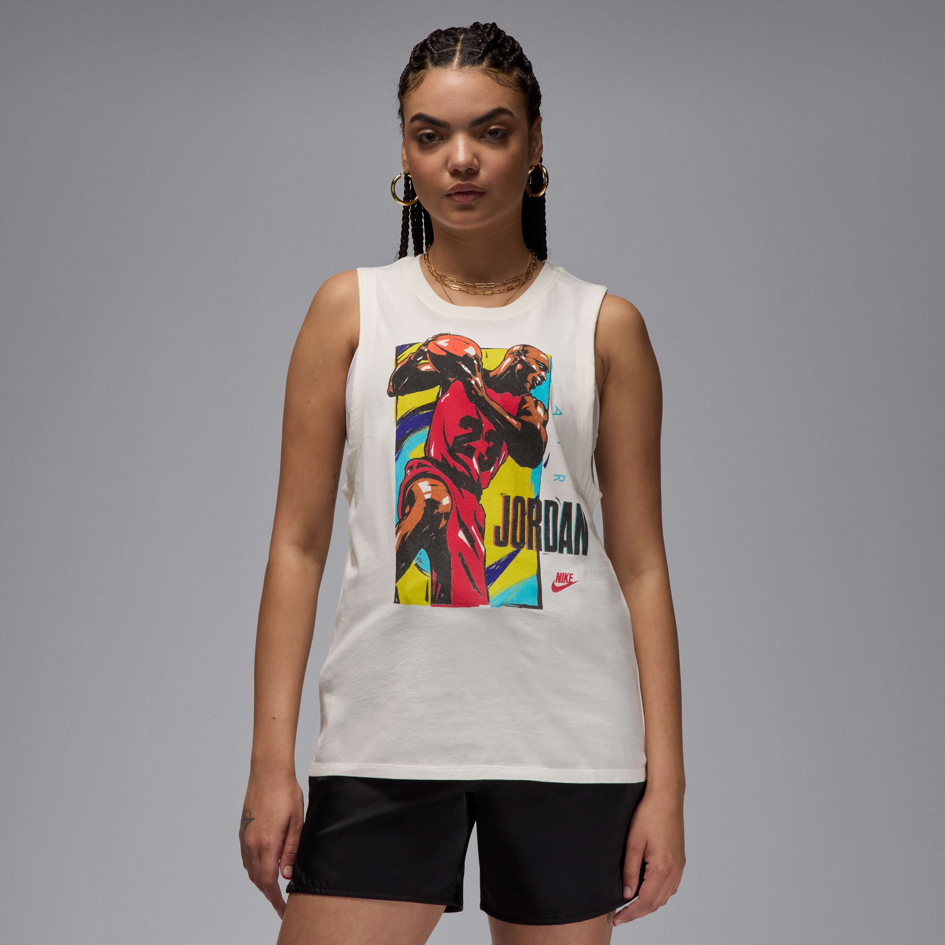 Buy Jordan Women's Sleeveless Graphic T-Shirt - Sail | Nike