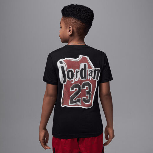 Jordan Kits & Jerseys-JRDN, Jordan, Big Kids' Jersey Collage T-Shirt