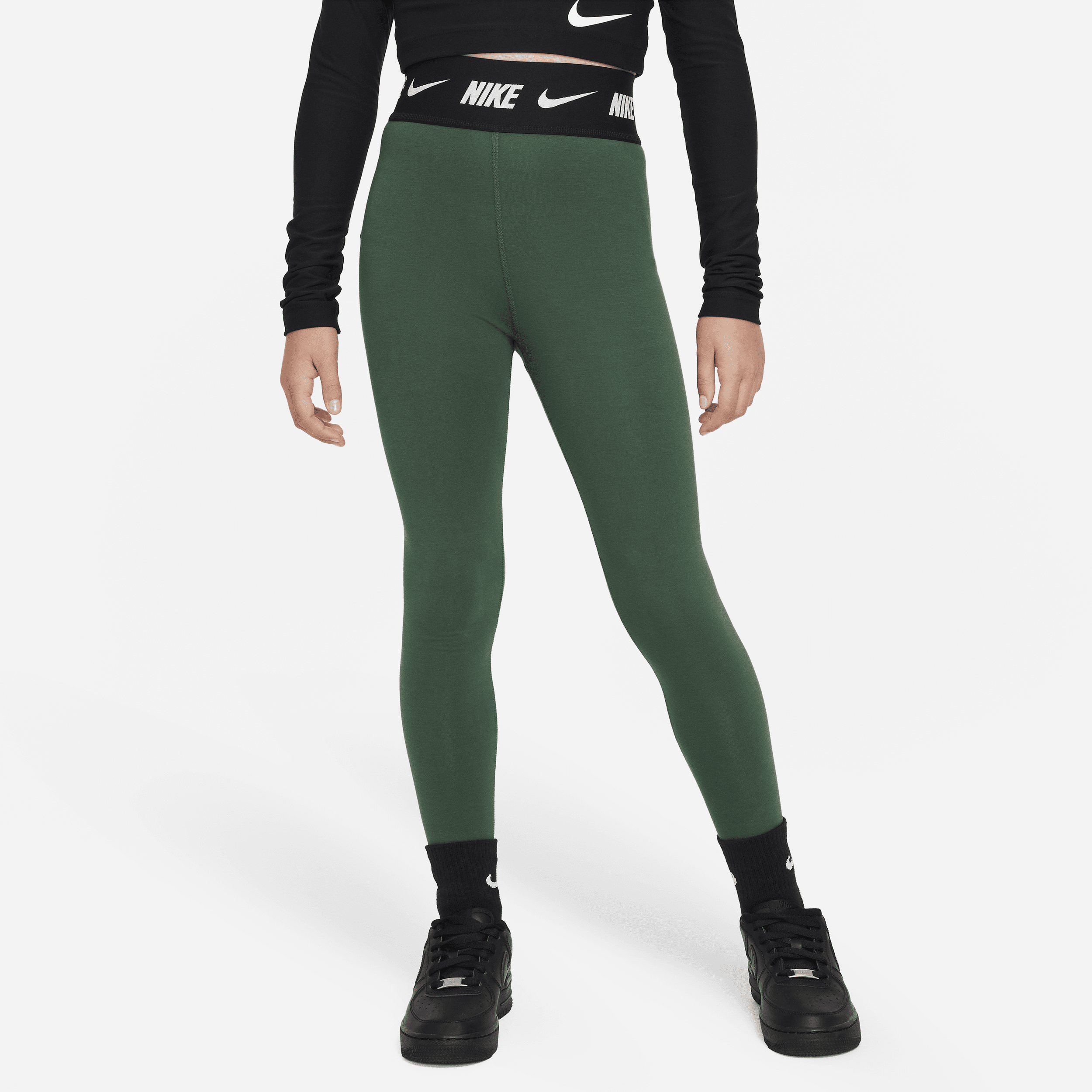 Dark green shop nike leggings