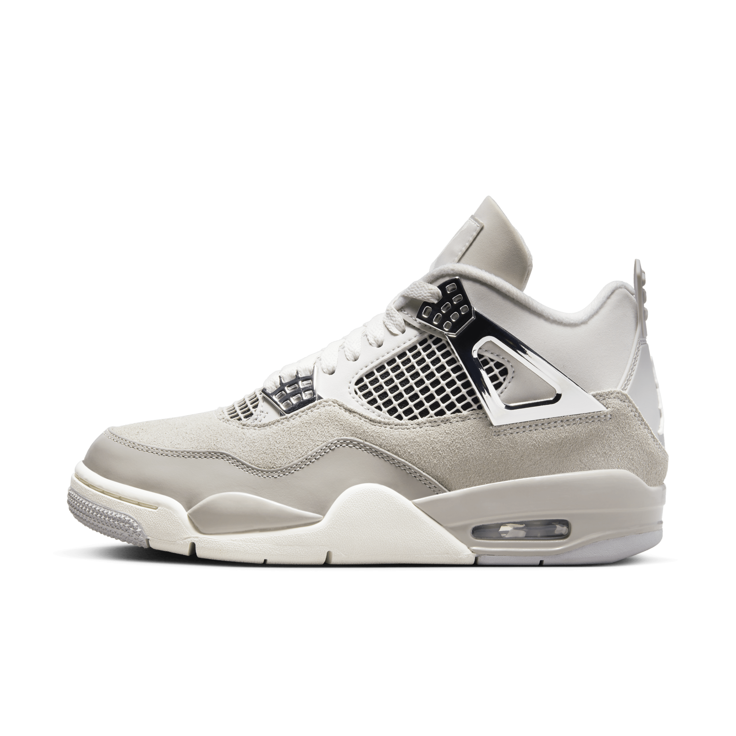 White and green sales jordan 4