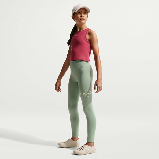 Kids Tights & Leggings-Nike, Nike Sportswear Classic, Older Kids' (Girls') High-Waisted Graphic Leggings