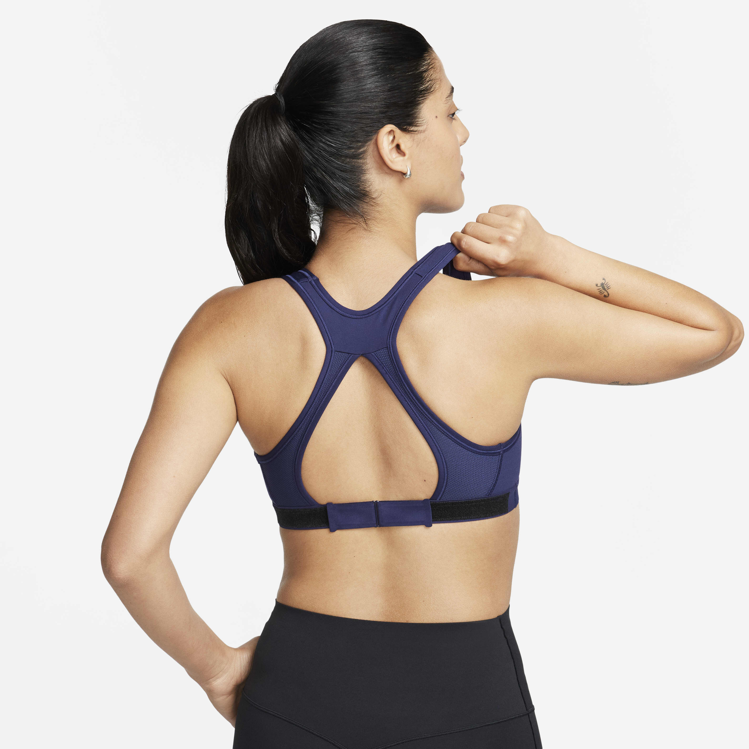 Buy Nike Swoosh High Support Women s Non Padded Adjustable Sports Bra Nike UAE Official