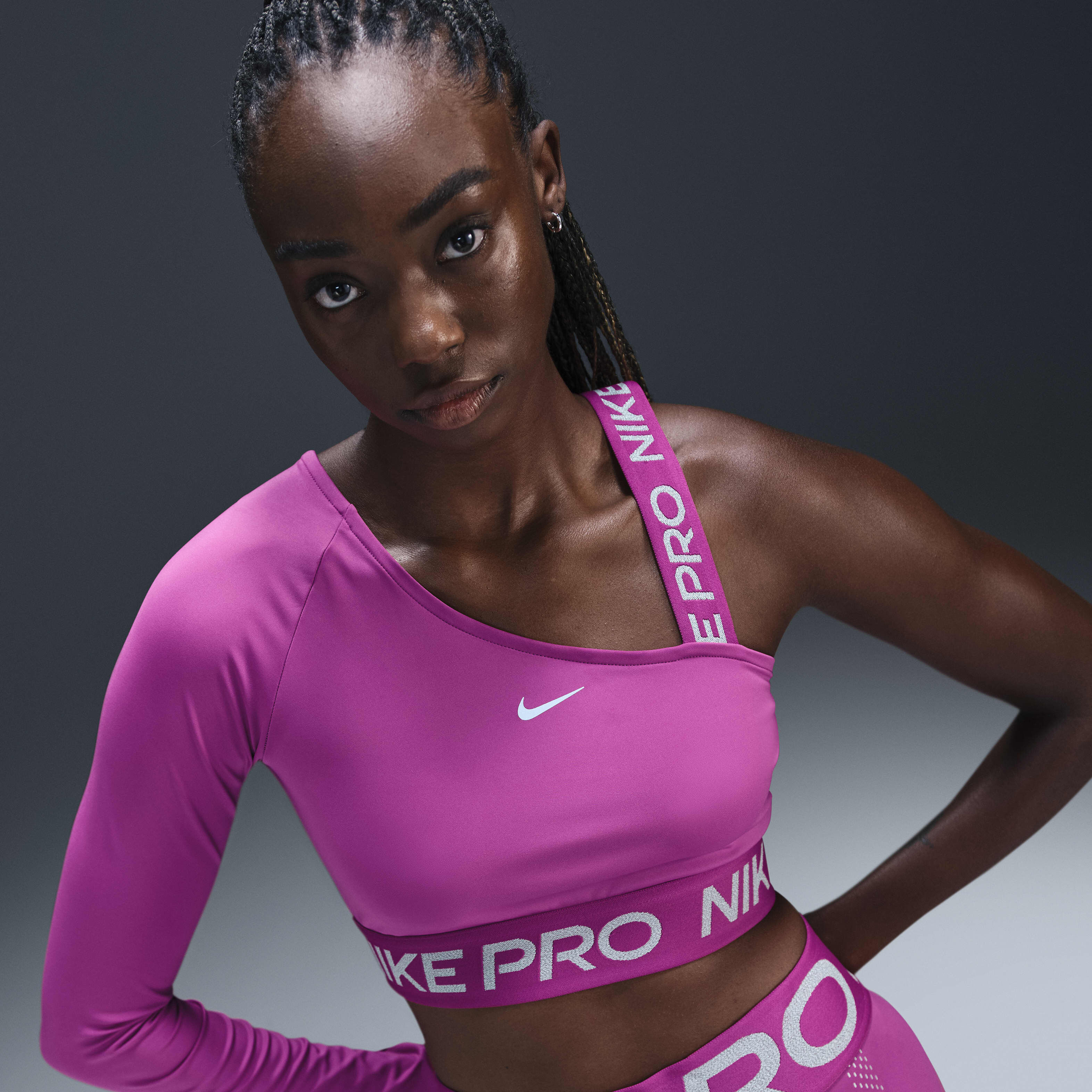 Neon nike crop top new arrivals