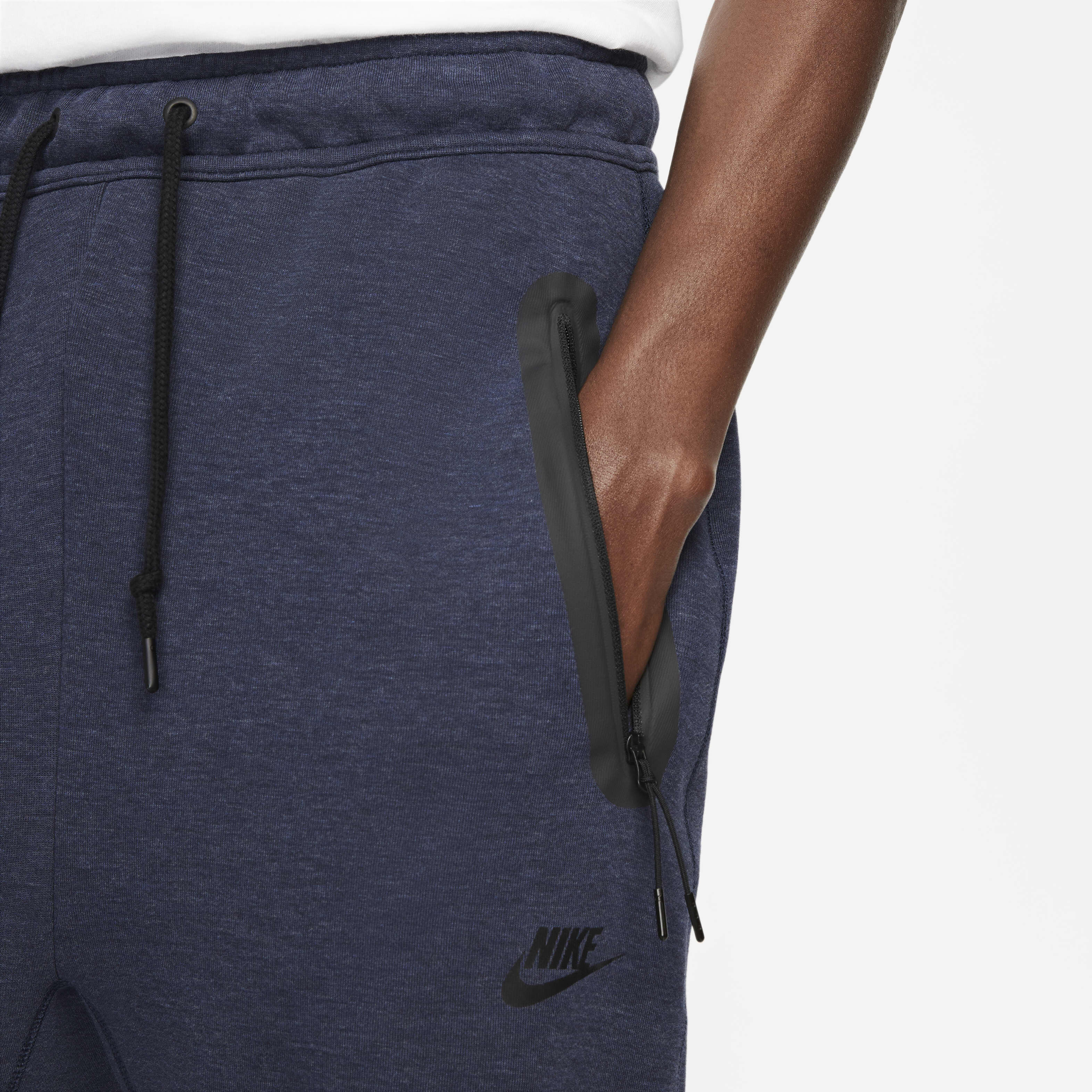 Nike tech navy bottoms discount