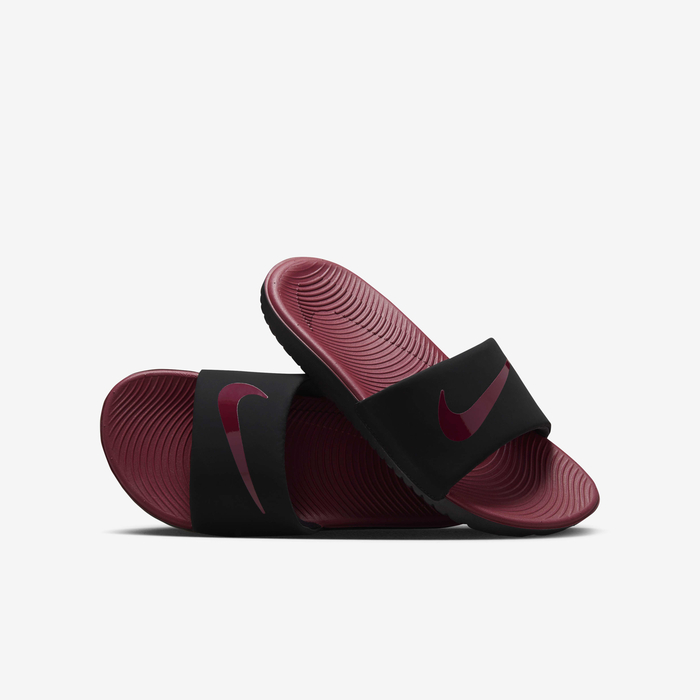 Buy Nike Kawa Younger/Older Kids' Slides Black/Team Red Nike UAE