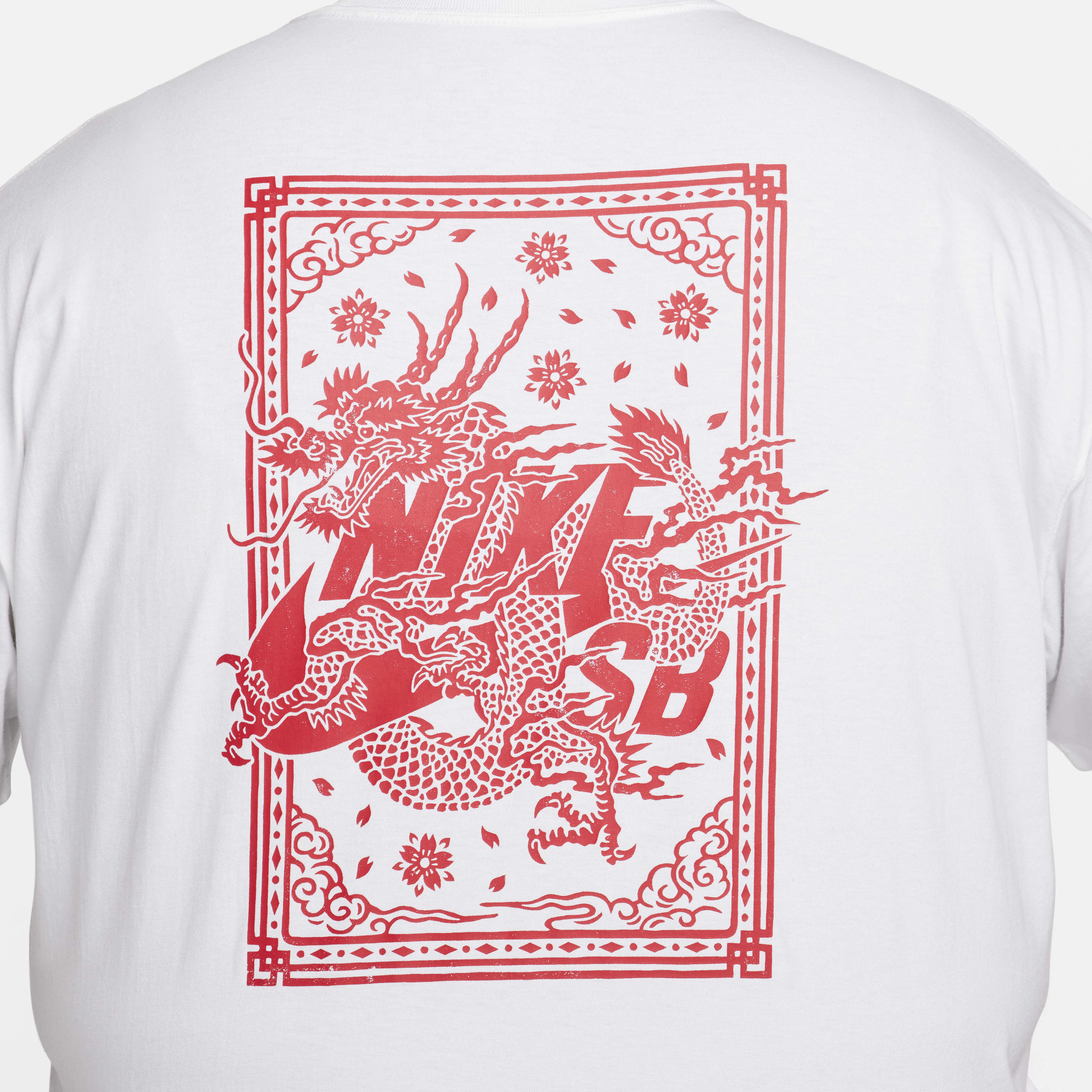 Buy Nike SB Skate T Shirt White University Red Nike UAE Official