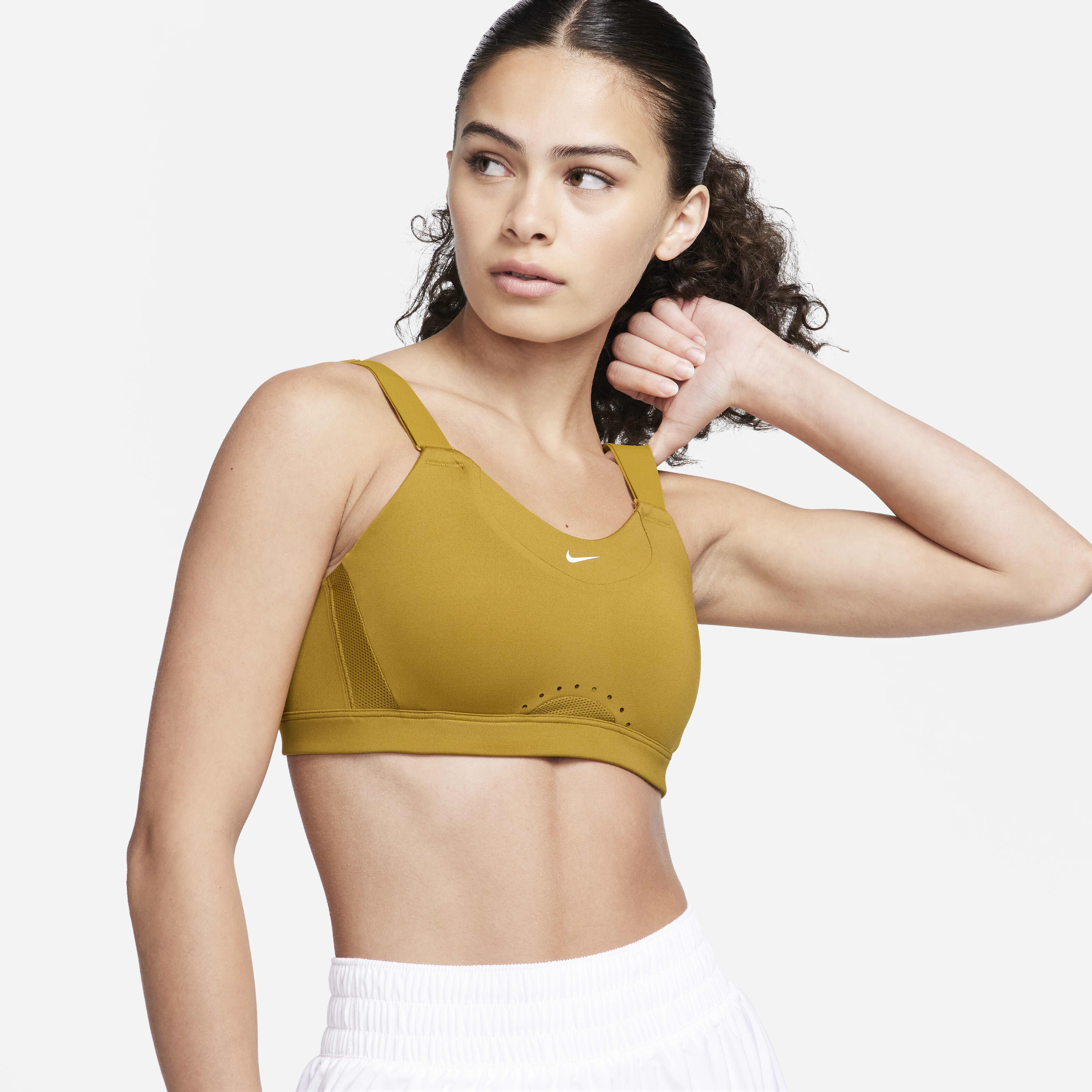 Yellow nike sports bra new arrivals