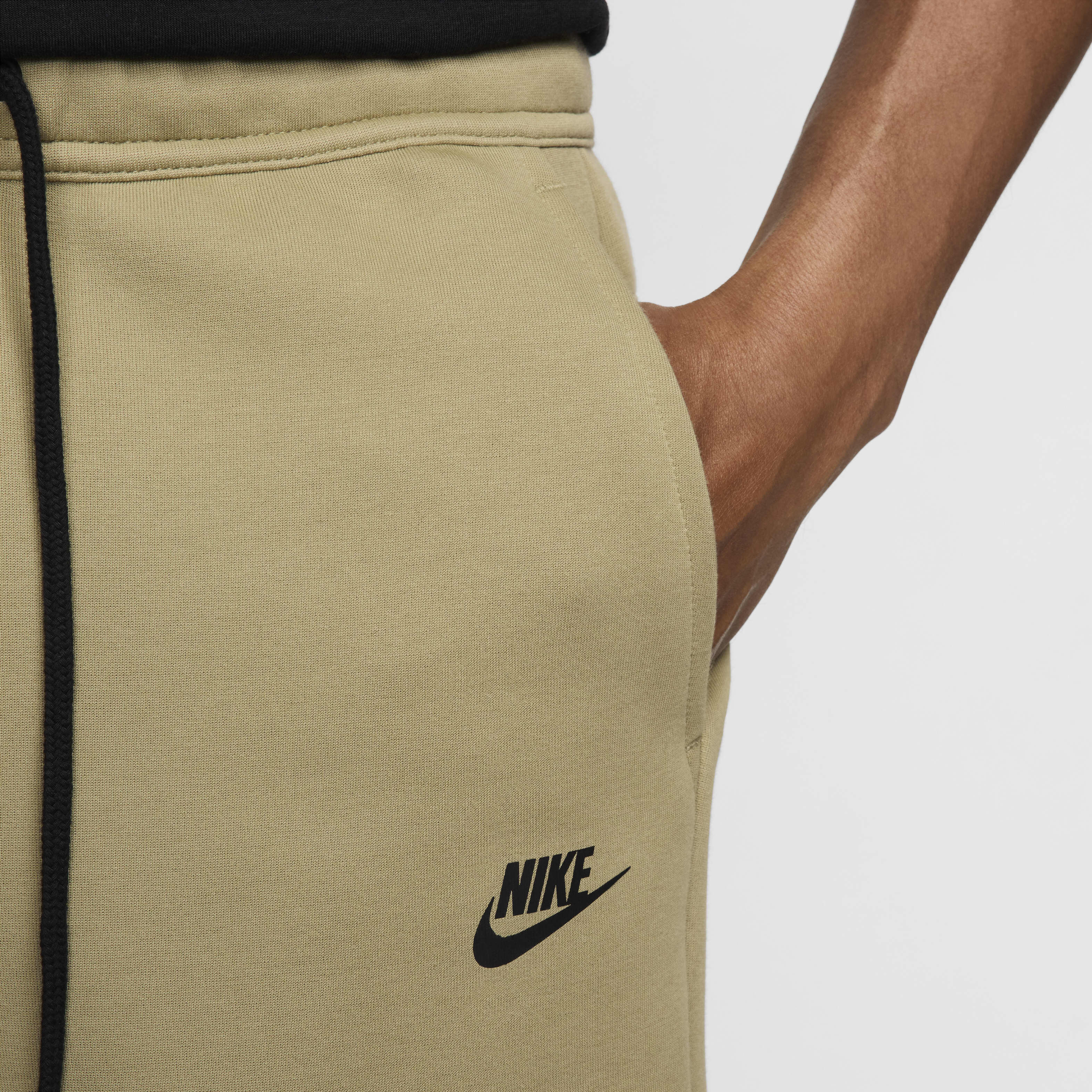 Nike fleece jogger shorts top