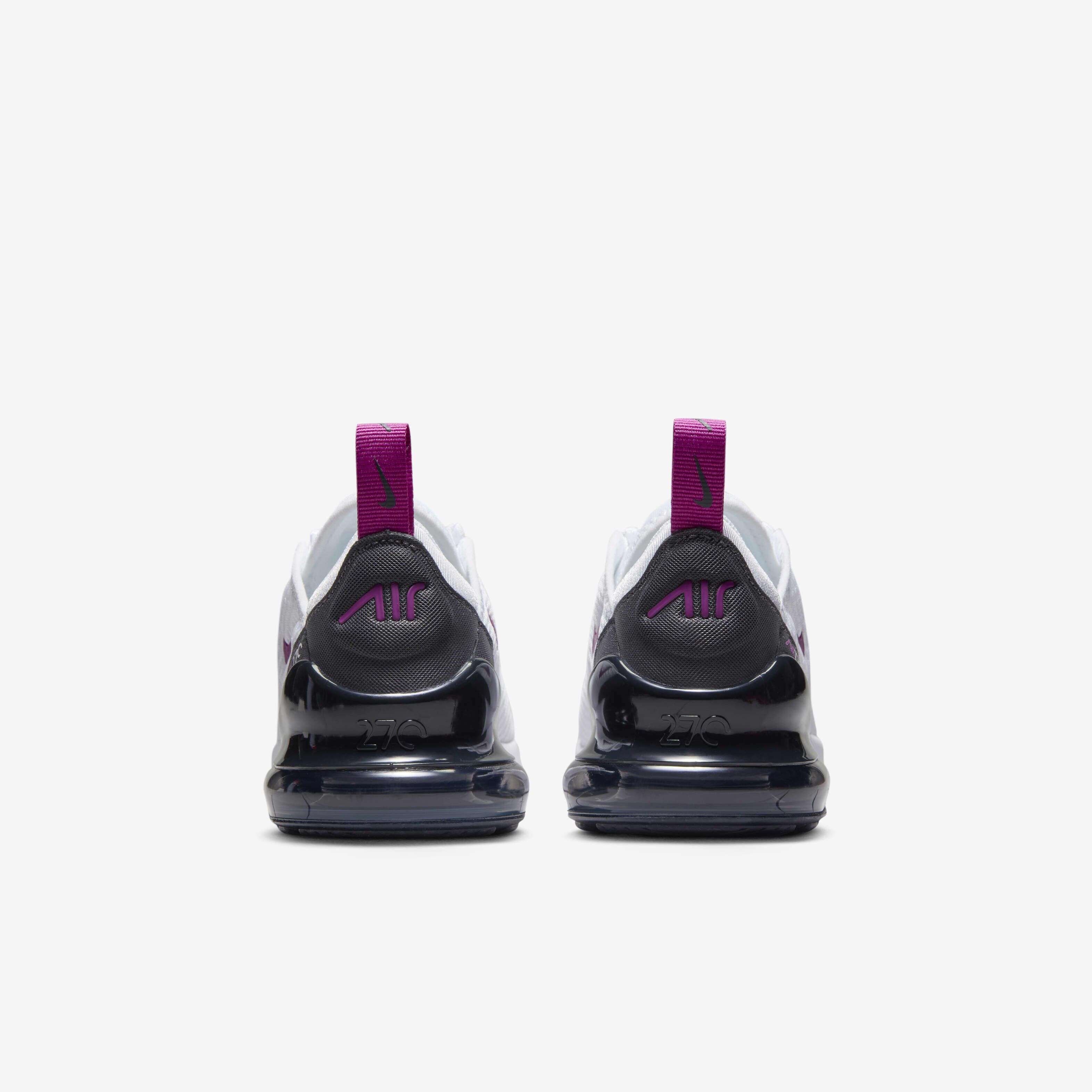 Buy Nike Air Max 270 Younger Kids Shoe White Anthracite Hot Fuchsia Nike UAE Official