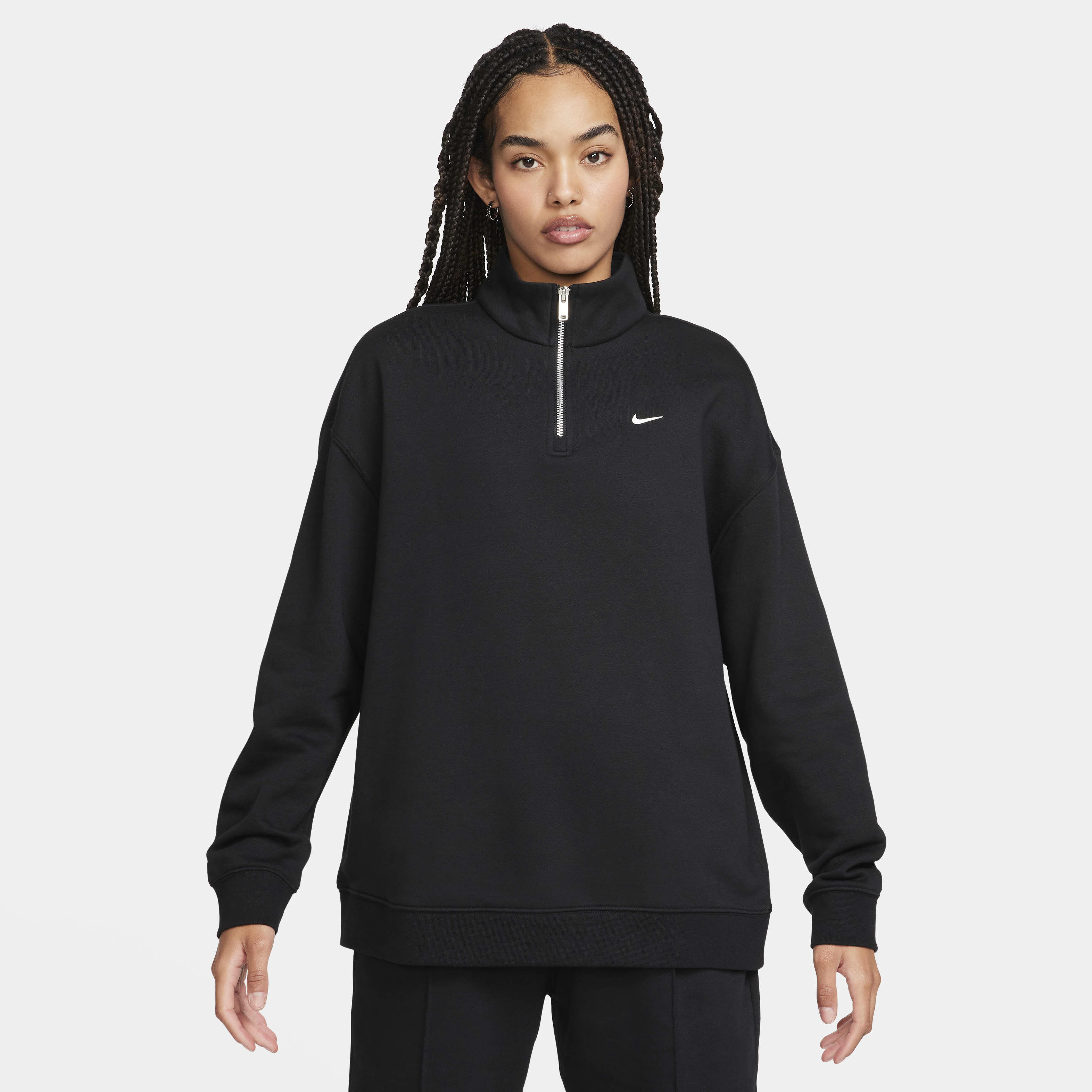 Buy Nike Sportswear Women s Oversized 1 4 Zip Fleece Top Nike UAE Official