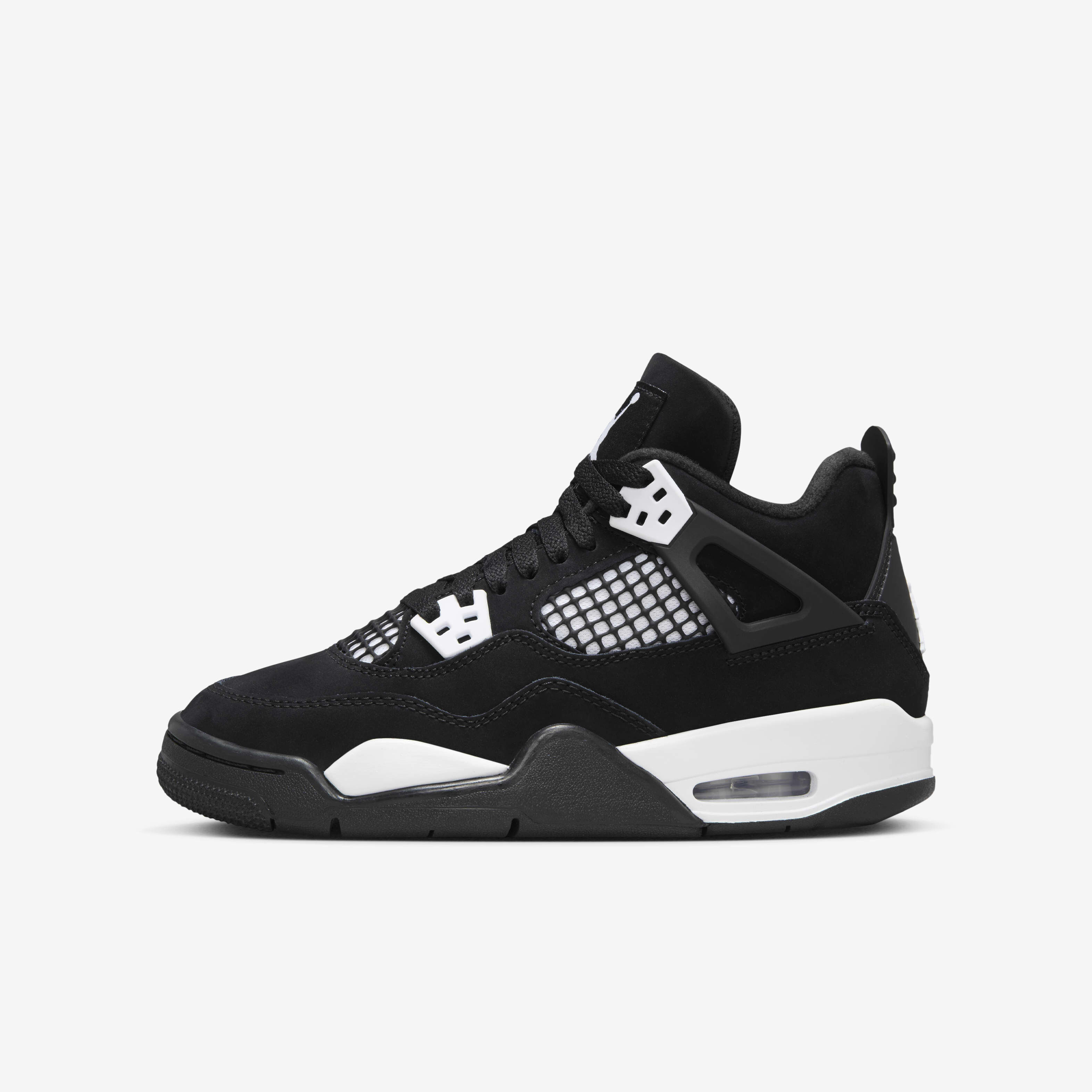 Buy Air Jordan 4 Retro Oxidised Green Older Kids Shoes Black Black White Nike UAE Official