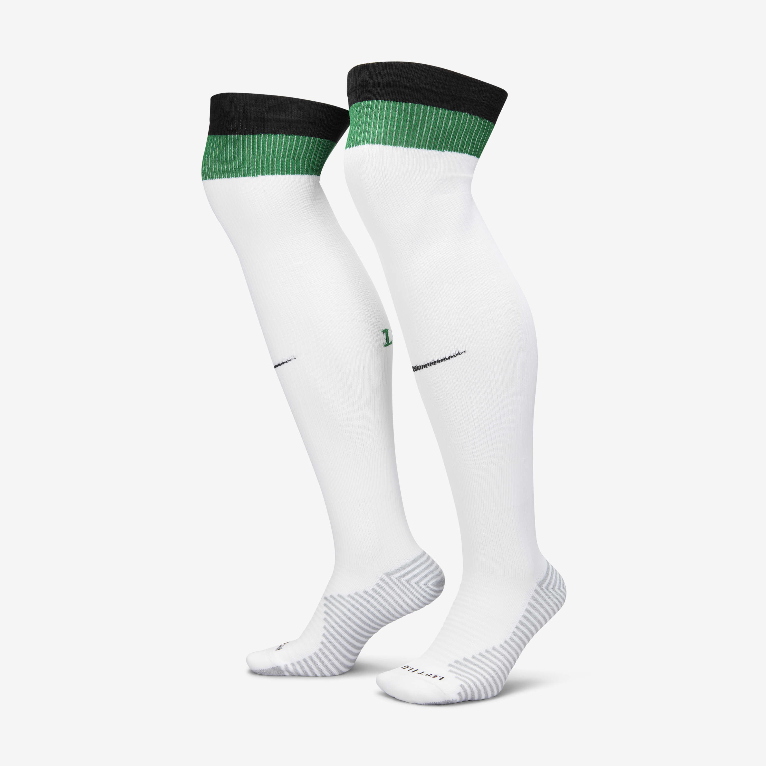 Long white nike football socks 2025
