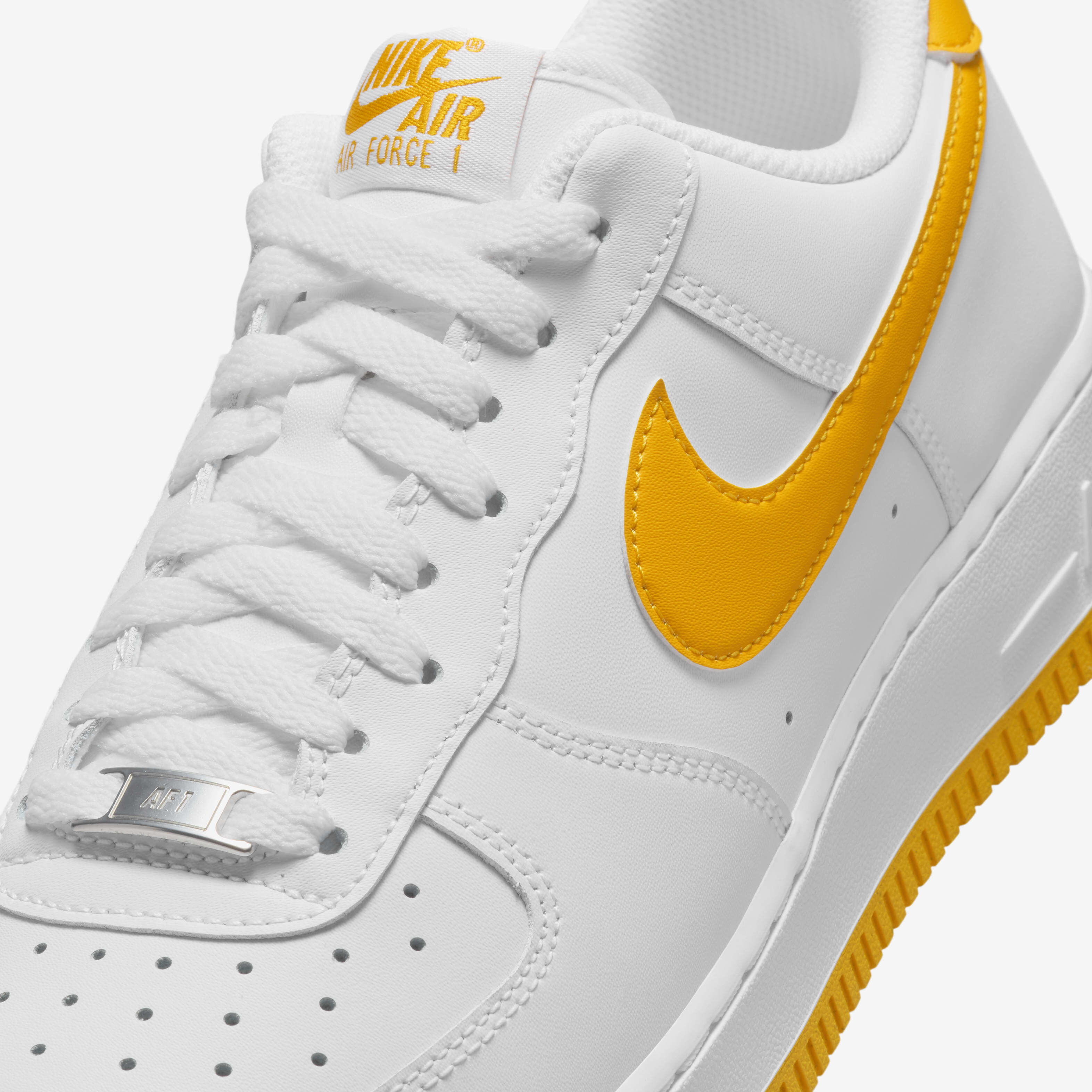Buy Nike Air Force 1 07 Men s Shoes White White University Gold Nike UAE Official