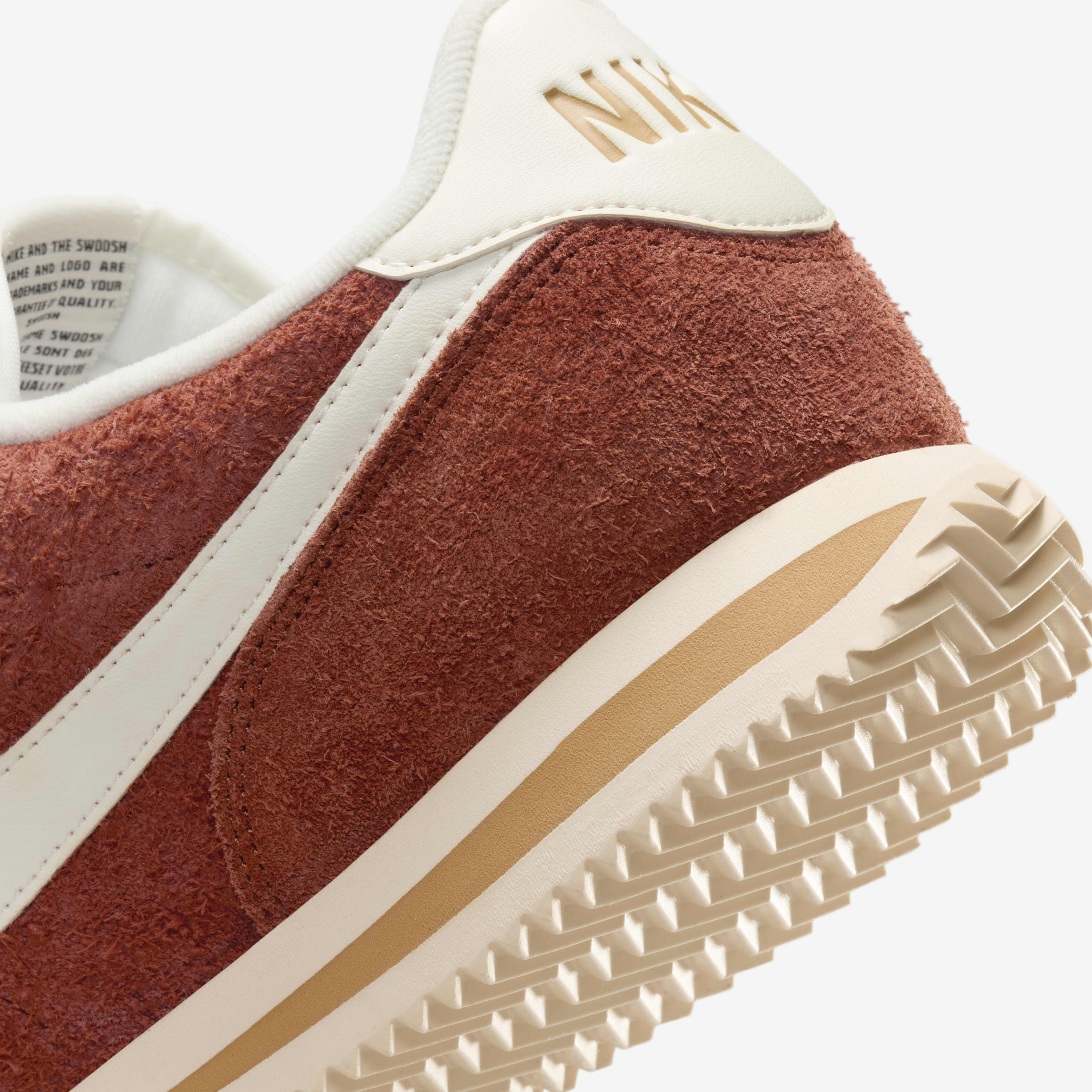 Buy Nike Cortez SE Suede Men s Shoes Dark Russet Flax Muslin Sail Nike UAE Official
