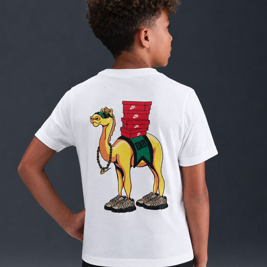 City Tees-Nike, Nike City Tee - Camel, Big Kids' T-Shirt