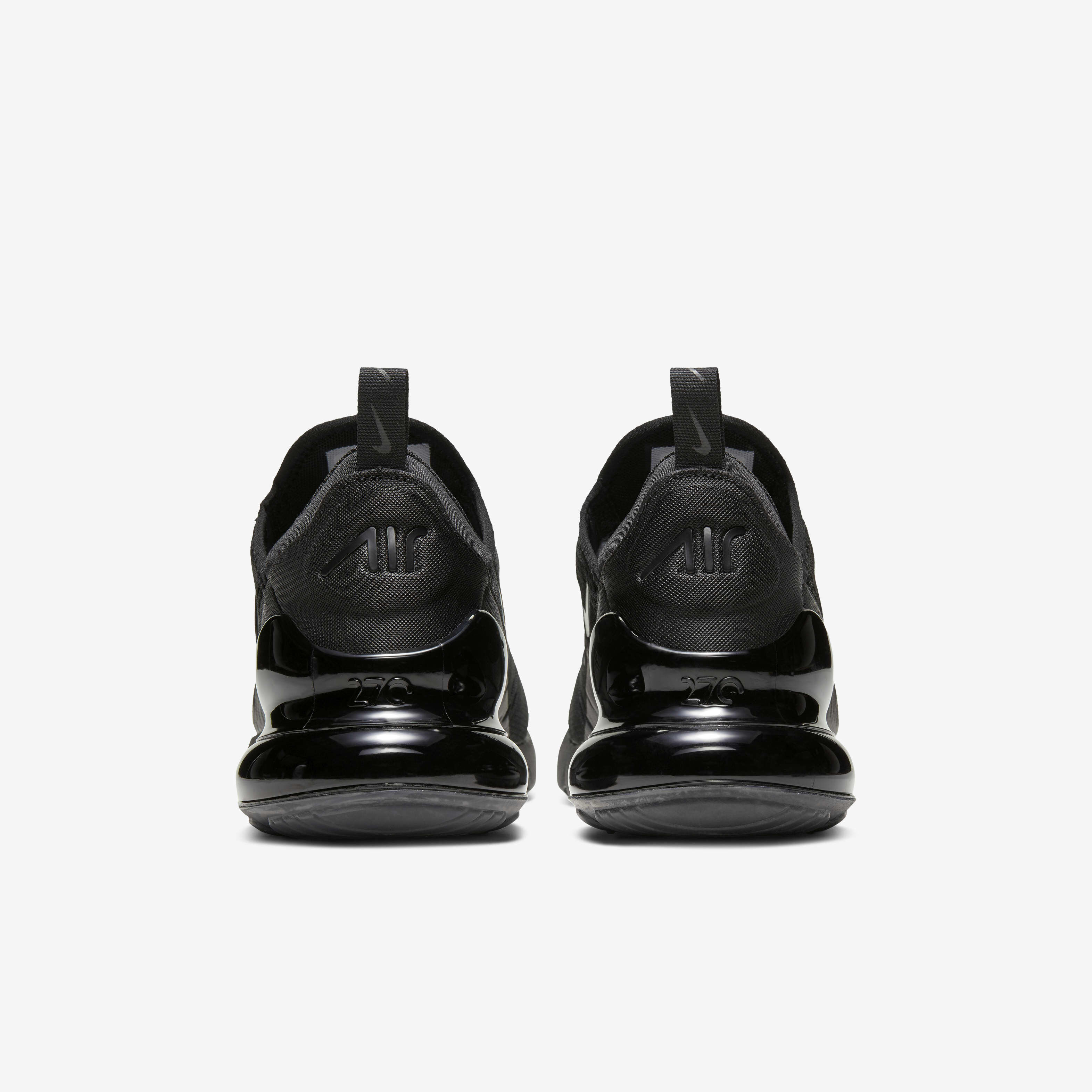 mens all black nike 270