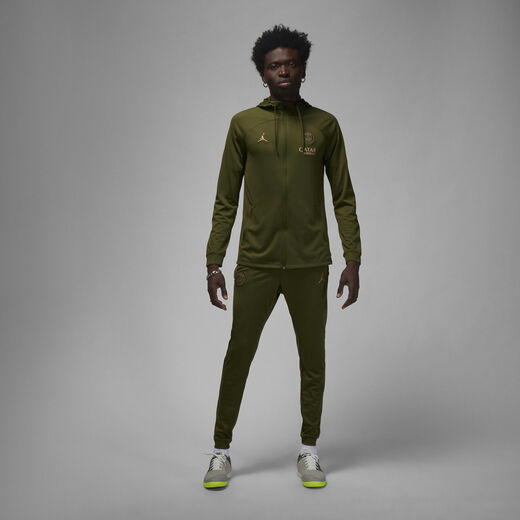 Jordan Tracksuit Sets-Jordan, Paris Saint-Germain Strike Fourth, Men's Jordan Dri-FIT Football Hooded Tracksuit