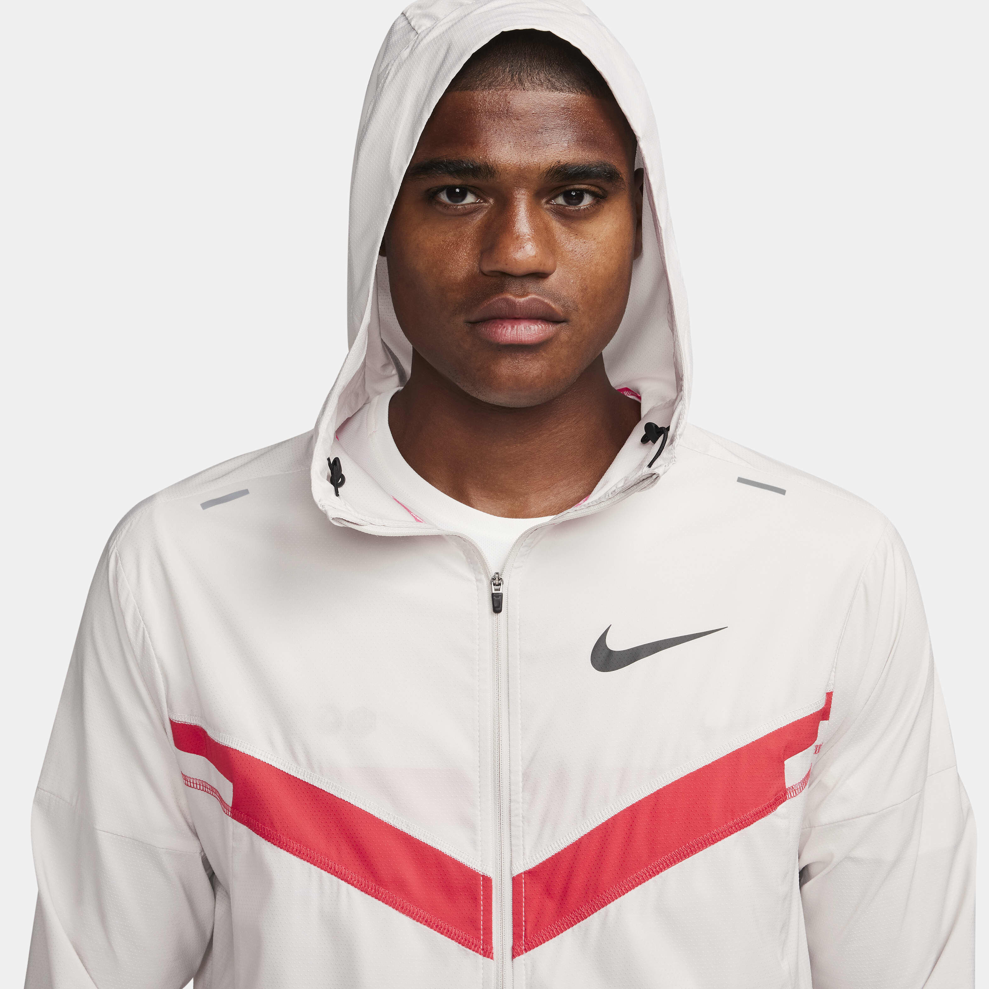 Buy Nike Repel Windrunner Men's UV Running Jacket - Light Bone