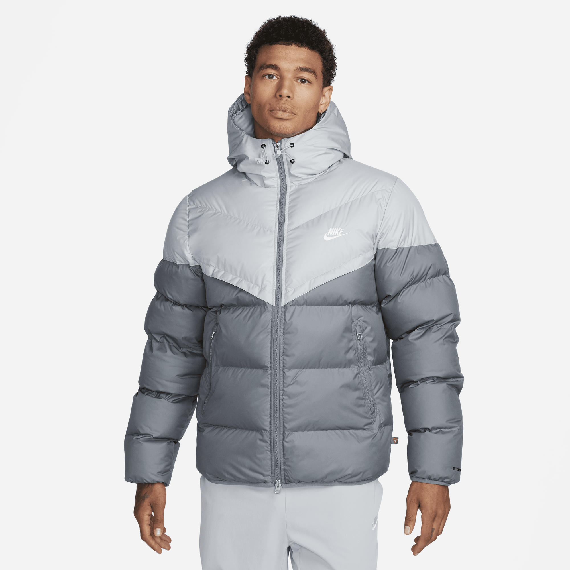 Gray nike jacket deals