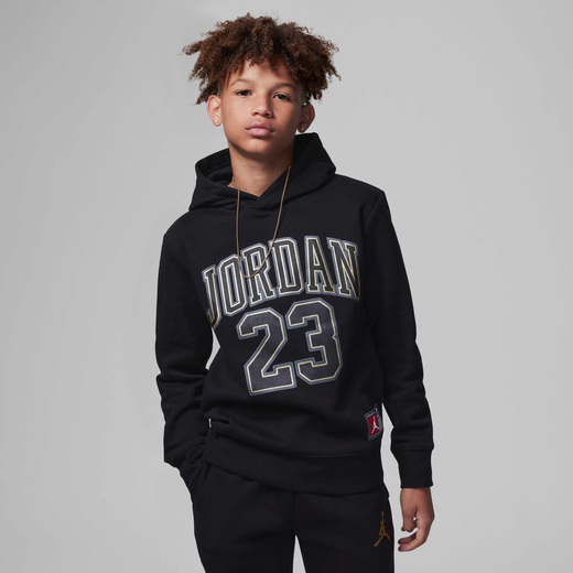 Hoodies & Sweatshirts-JRDN, Jordan Fleece Pullover Hoodie, Older Kids' Hoodie