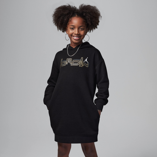 Last Chance KSA-JRDN, Jordan "Take Flight" Shine Pullover Dress, Older Kids' Dress