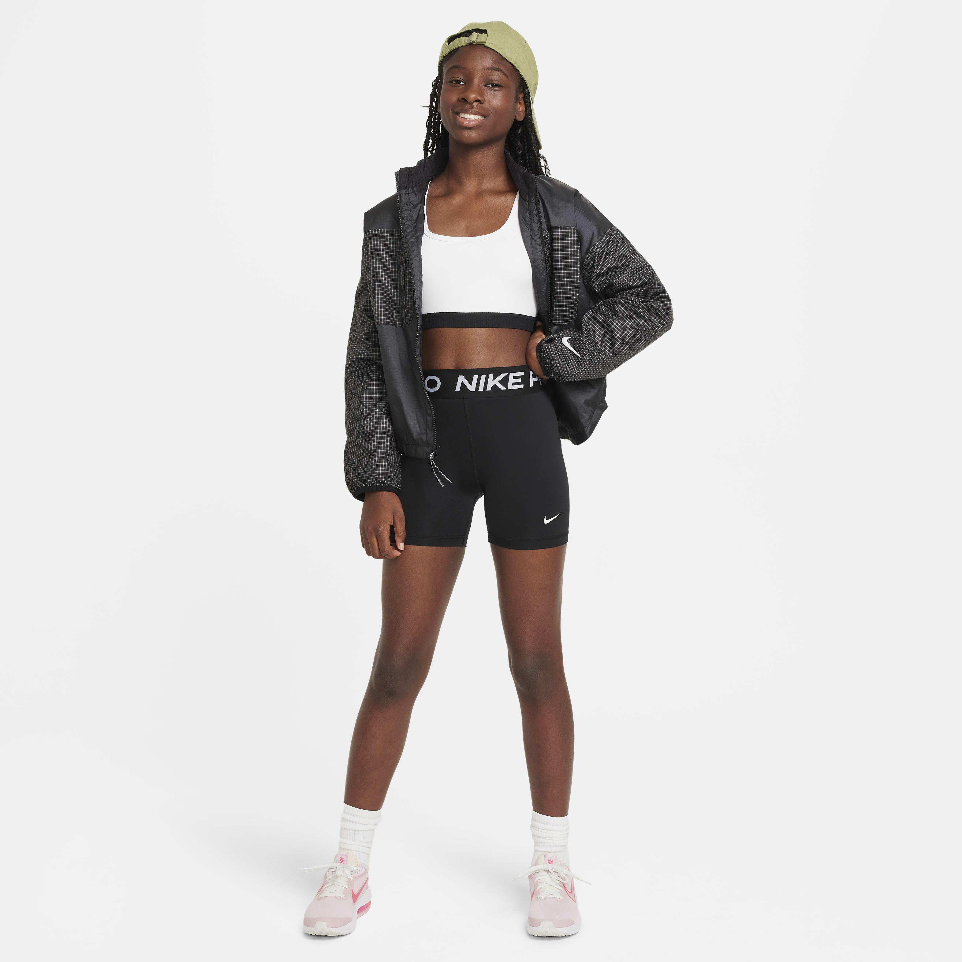 Buy Nike Pro Older Kids Girls Shorts Nike UAE Official