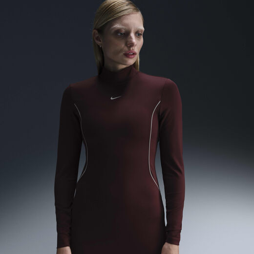 Skirts & Dresses-Nike, Nike Sportswear, Women's Long-Sleeve Dress