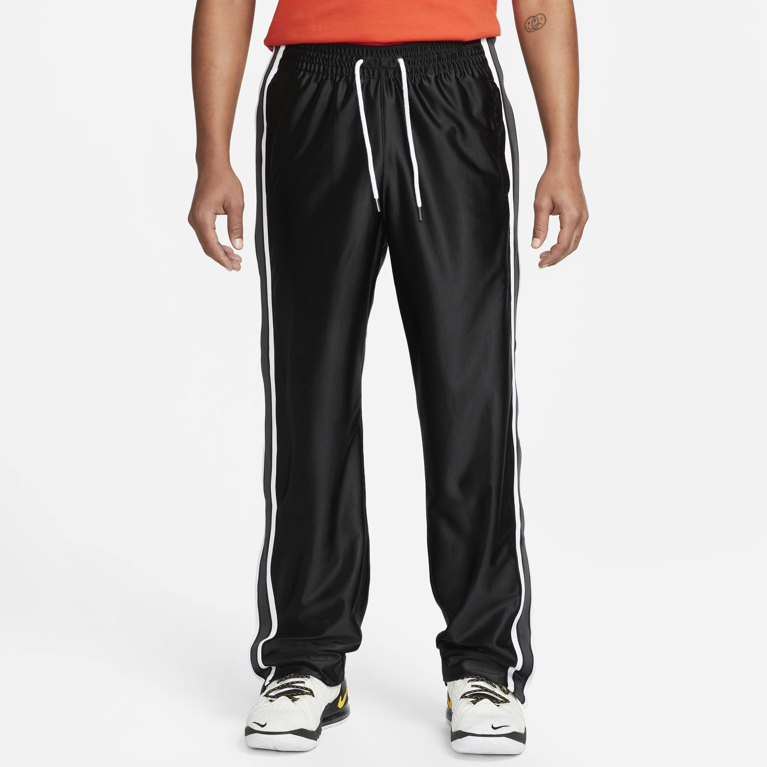 Buy Nike Circa Men s Tearaway Basketball Trousers Black White Nike UAE Official