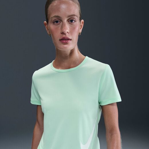 Tempo-Nike, Nike Tempo Swoosh, Women's Dri-FIT Short-Sleeve Running Top Tempo-Nike, Nike Tempo Swoosh, Women's Dri-FIT Short-Sleeve Running Top