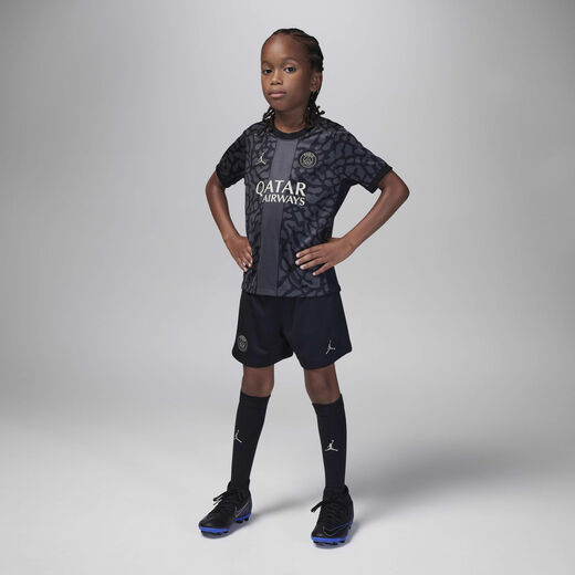 Jordan Tracksuit Sets-Jordan, Paris Saint-Germain 2023/24 Third, Younger Kids' Jordan 3-Piece Kit