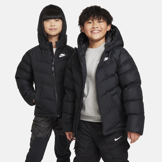 Nike hooded hotsell jacket child boys