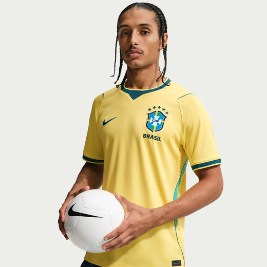 Brazil-Nike, Brazil 2026 Stadium Home, Men's Nike Dri-FIT Football Replica Shirt