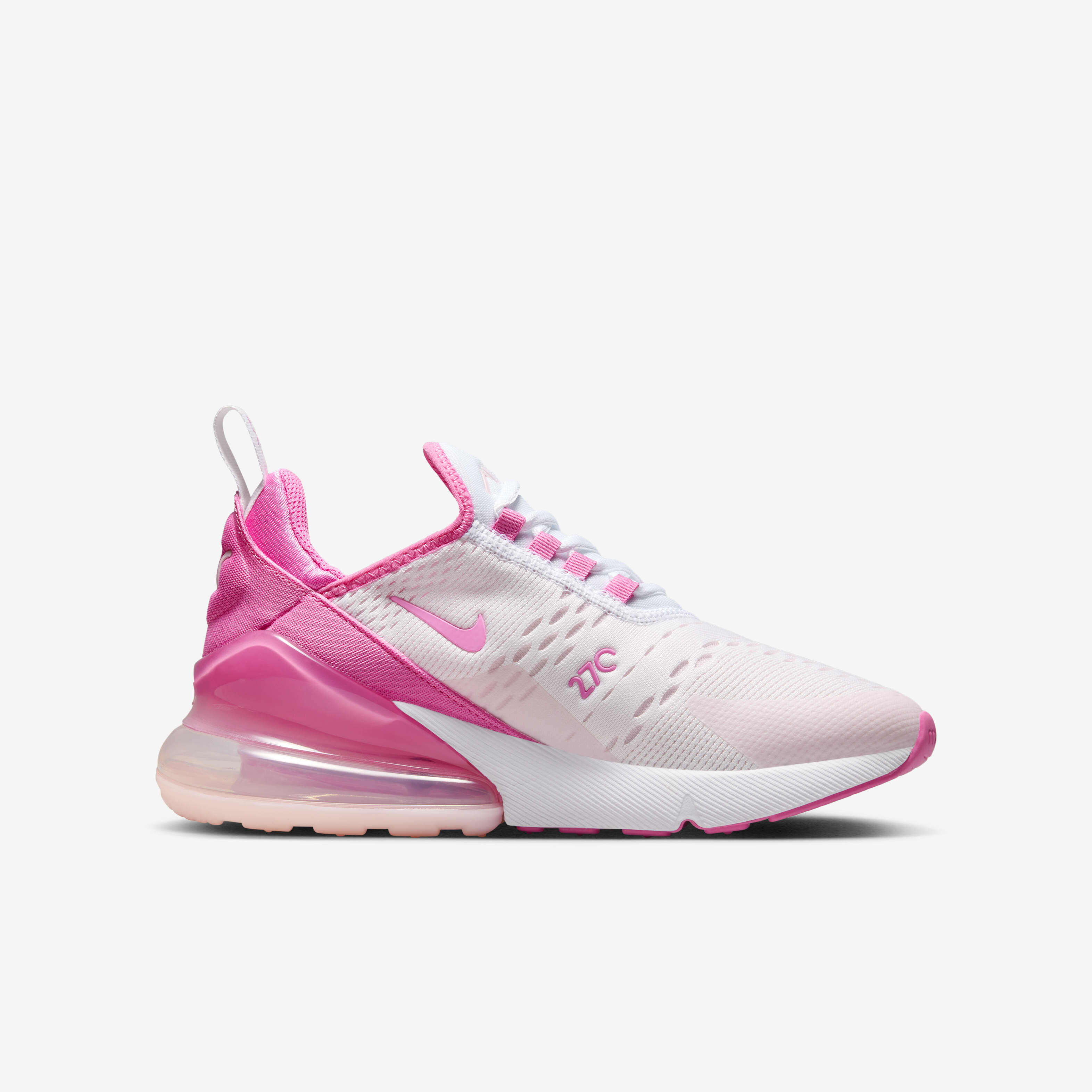 Buy Nike Air Max 270 Older Kids' Shoes - White/Pink Foam Buy Nike Air Max 270 Older Kids' Shoes - White/Pink Foam
