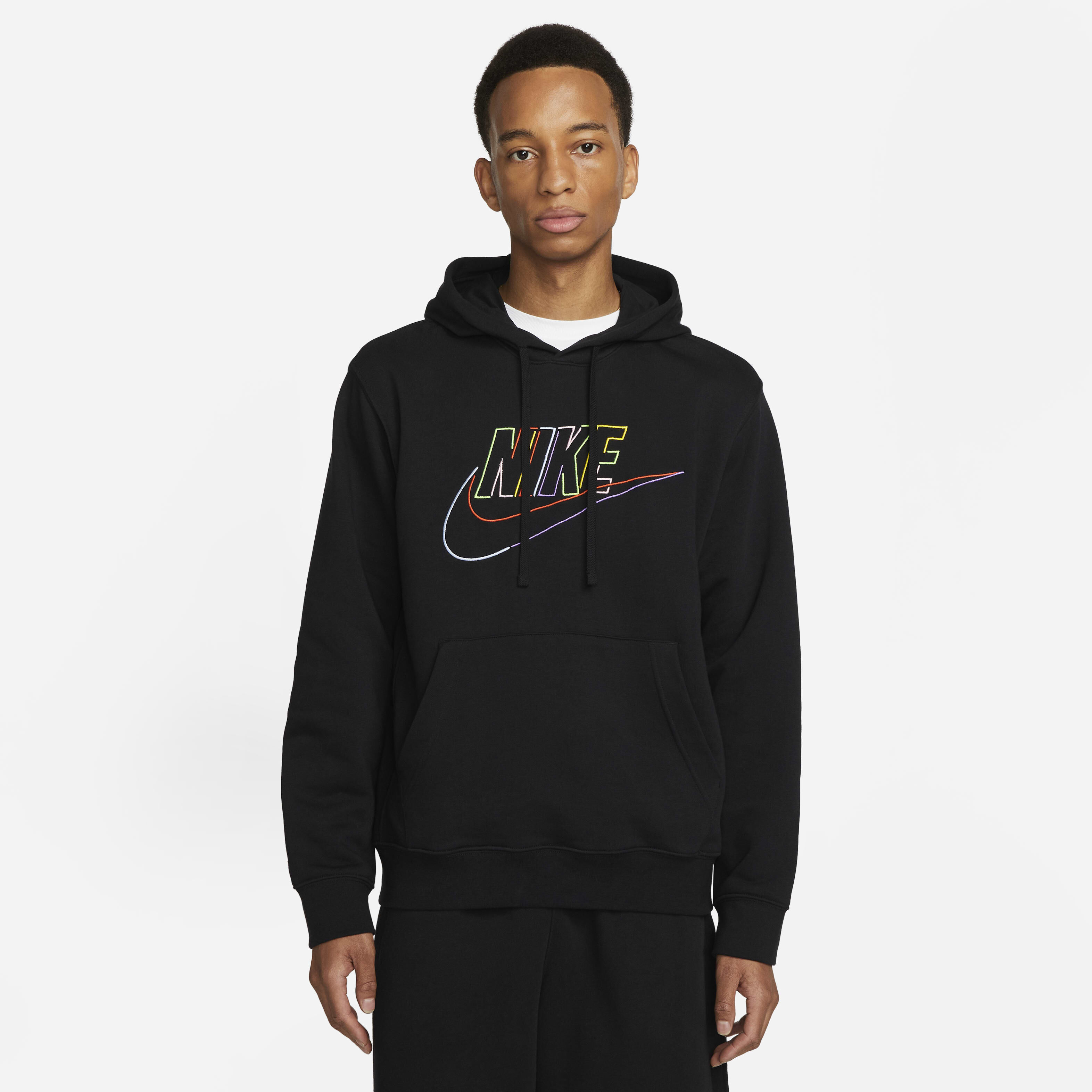 Multi colored nike hoodie on sale