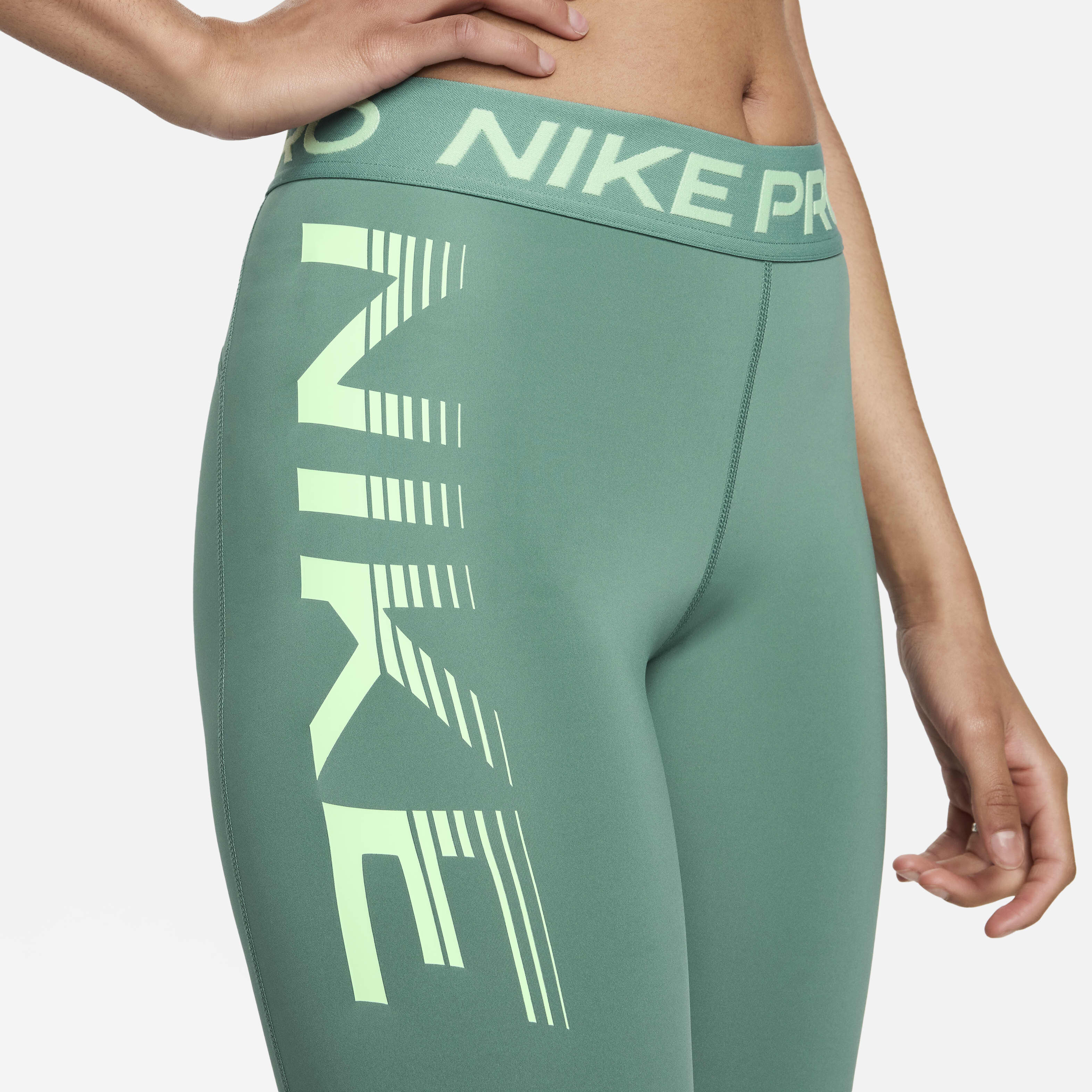 Blue nike pro leggings hotsell