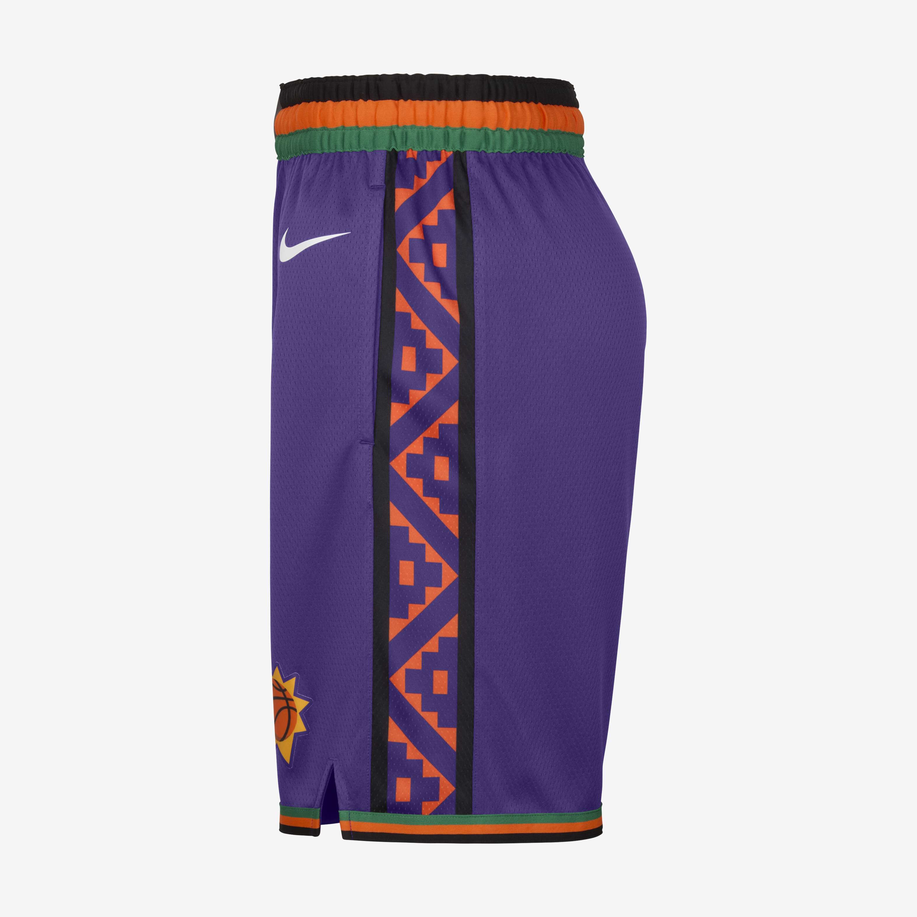 Buy Phoenix Suns 2024 25 City Edition Men s Nike Dri FIT NBA Swingman Shorts Field Purple White Nike UAE Official
