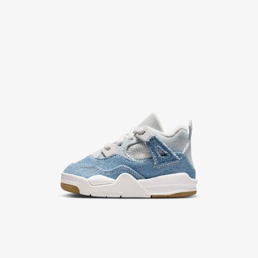 Kids' Shoes & Sneakers-JRDN, Jordan 4 Retro "Worn Blue", Baby/Toddler Shoes