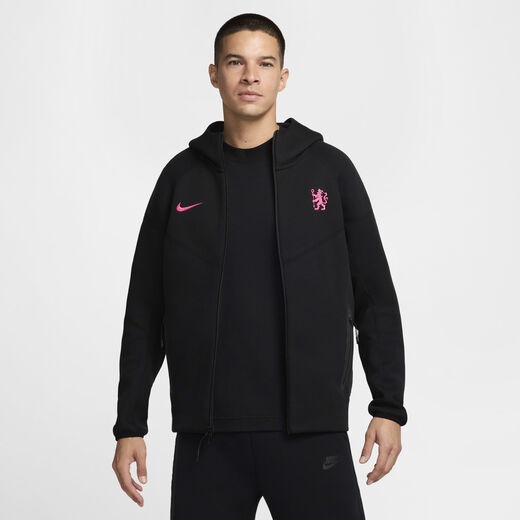Men's Hoodies-Nike, Chelsea F.C. Tech Fleece Windrunner Third, Men's Nike Football Full-Zip Jacket