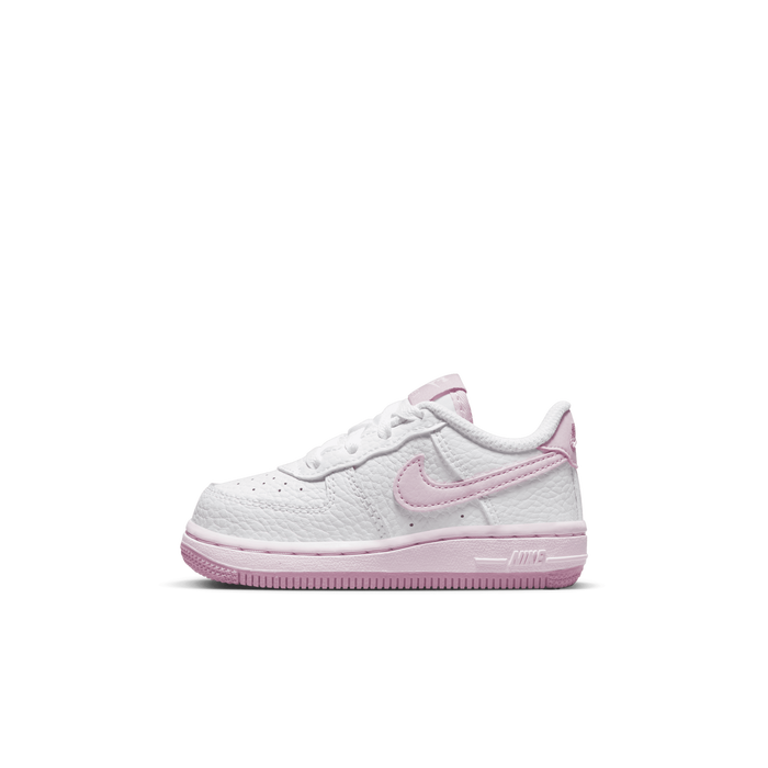 White and pink air force online 1 infant