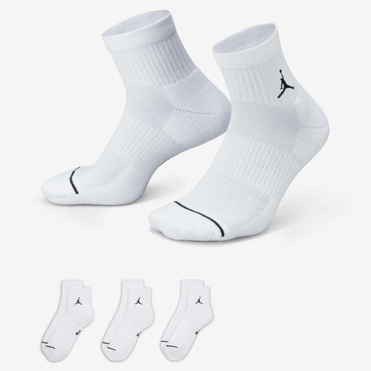 Socks-JRDN, Jordan, Everyday Ankle Socks (3 Pairs)