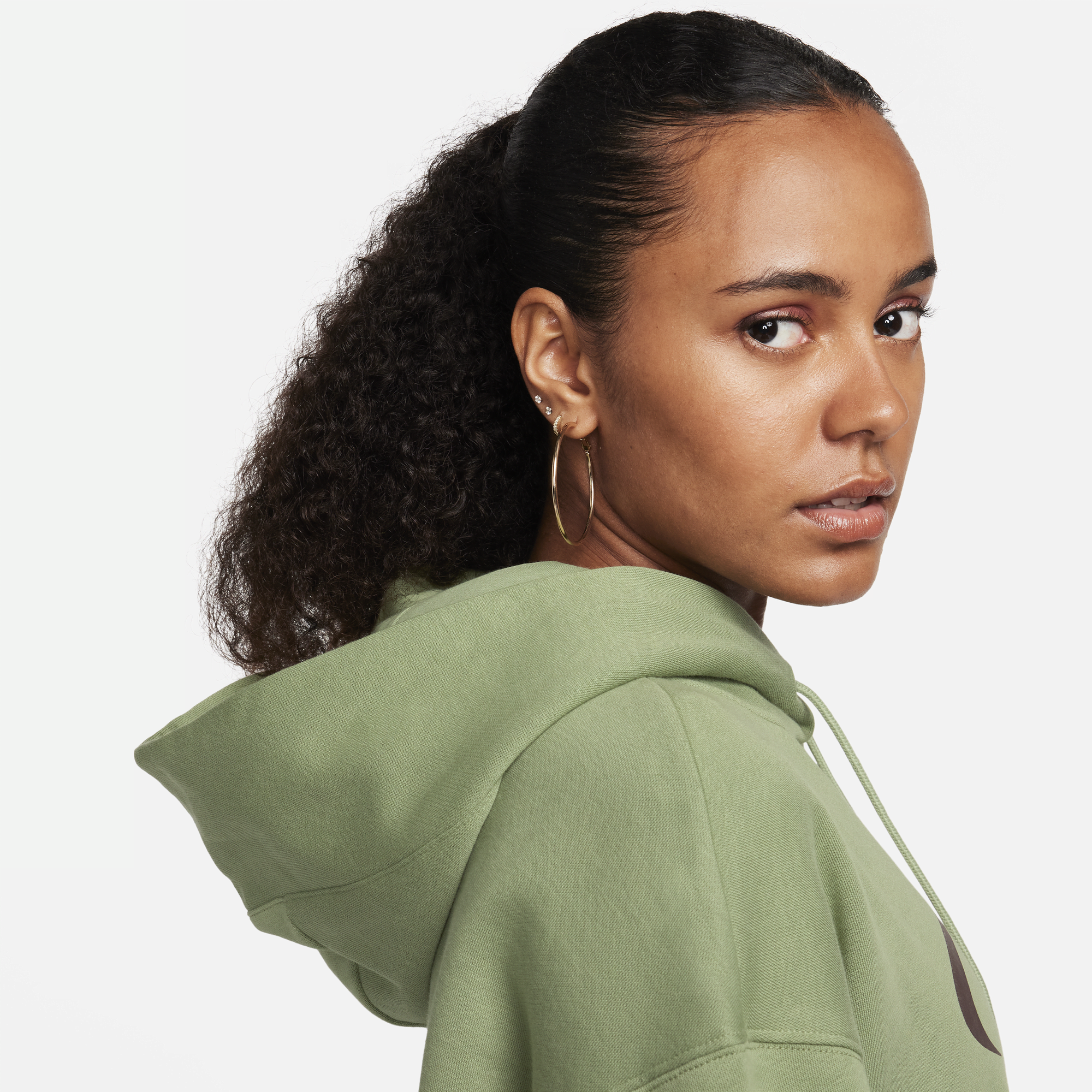 Oversized fleece pullover discount