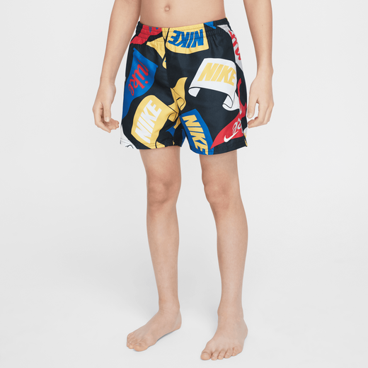 Kids' Swimwear-Nike Swim, Nike Swim Breaker, Big Kids' (Boys') 4" Brief-Lined Volley Shorts Kids' Swimwear-Nike Swim, Nike Swim Breaker, Big Kids' (Boys') 4" Brief-Lined Volley Shorts