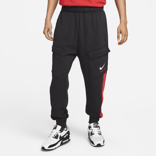 Red nike sale sweatpants