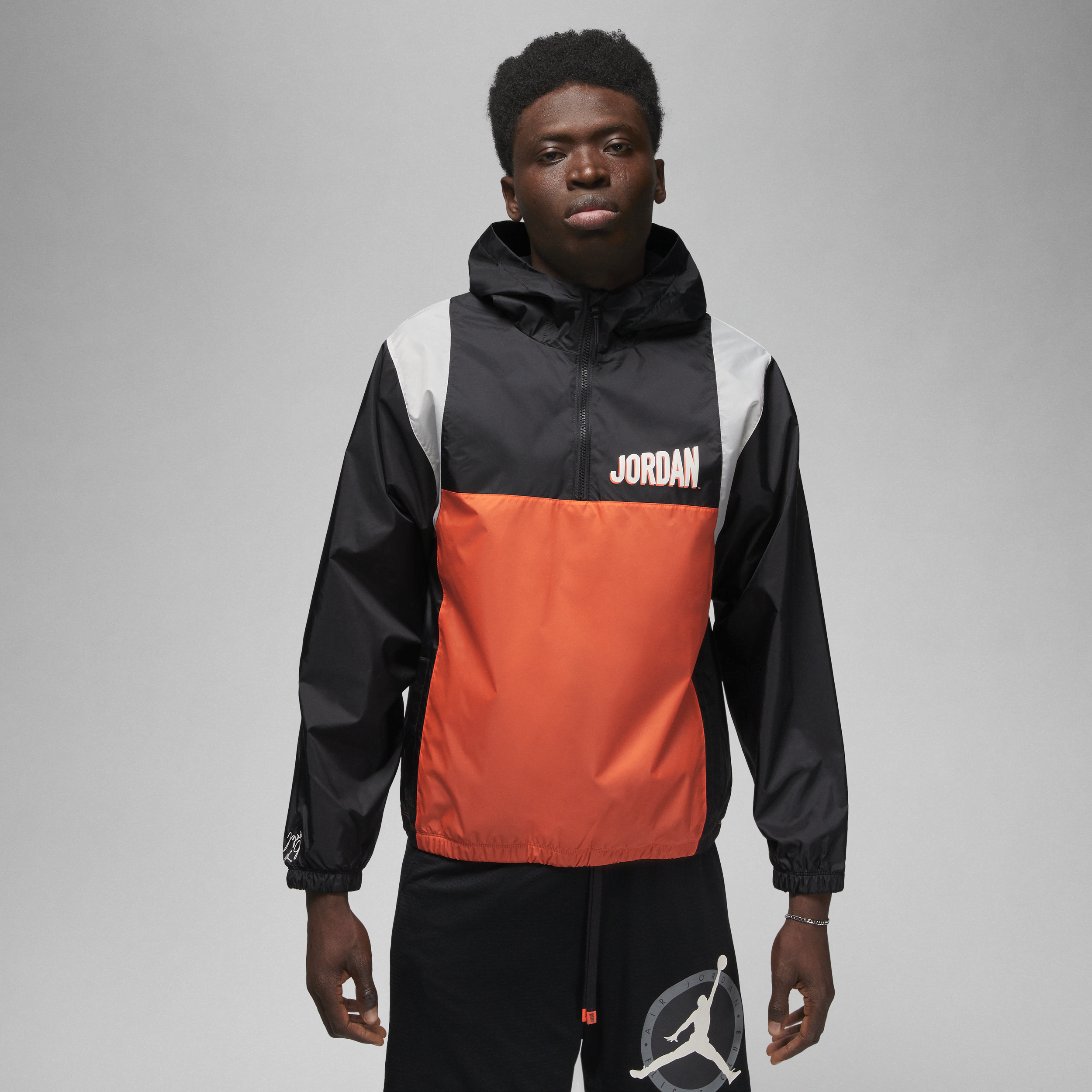 Orange jordan jacket hotsell