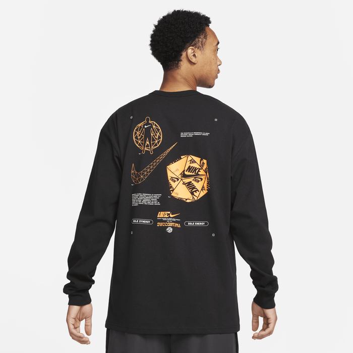 Nike tee athletic cut long deals sleeve