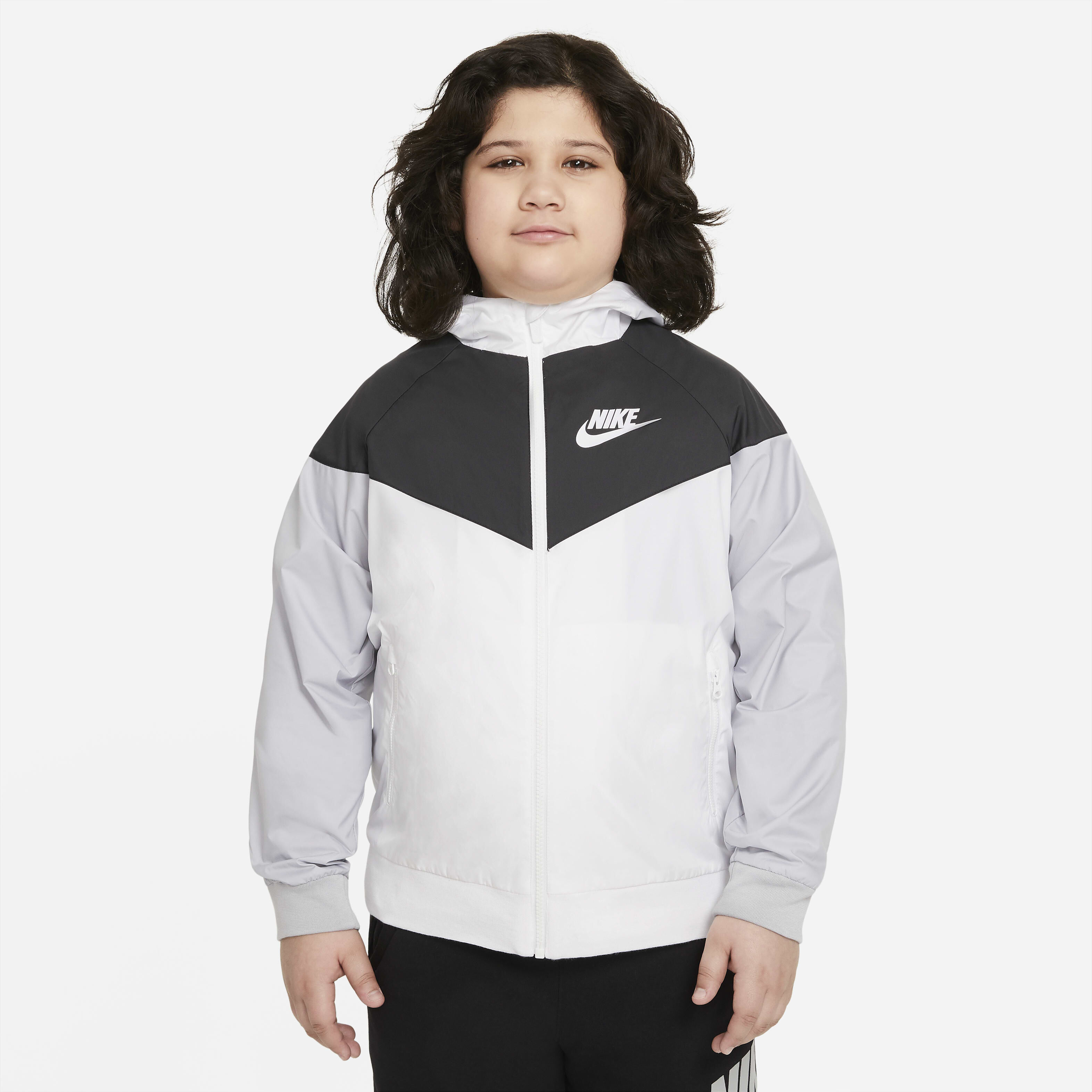 Buy Nike Sportswear Windrunner Older Kids Boys Loose Hip Length Hooded Jacket Extended Size Nike UAE Official