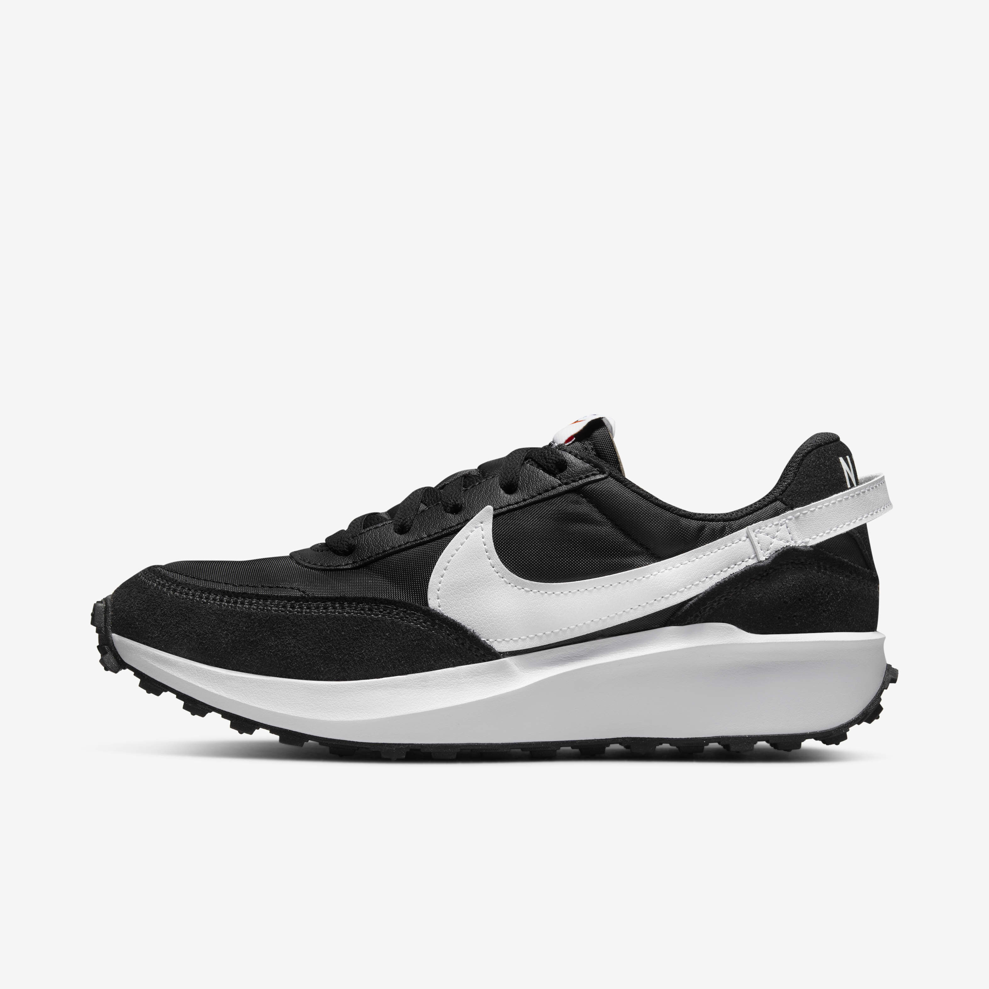 Buy Nike Waffle Debut Women's Shoes Black/Orange/Clear/White
