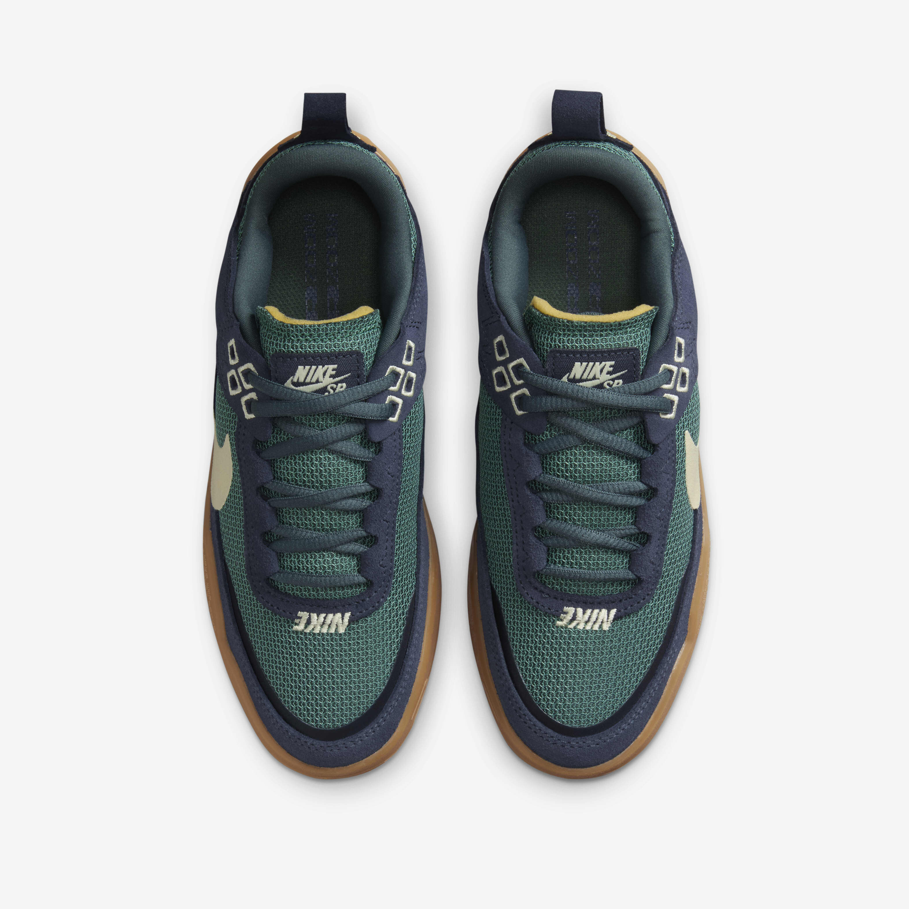 Buy Nike SB Day One Older Kids Skate Shoes Thunder Blue Vintage Green Gum Light Brown Alabaster Nike UAE Official