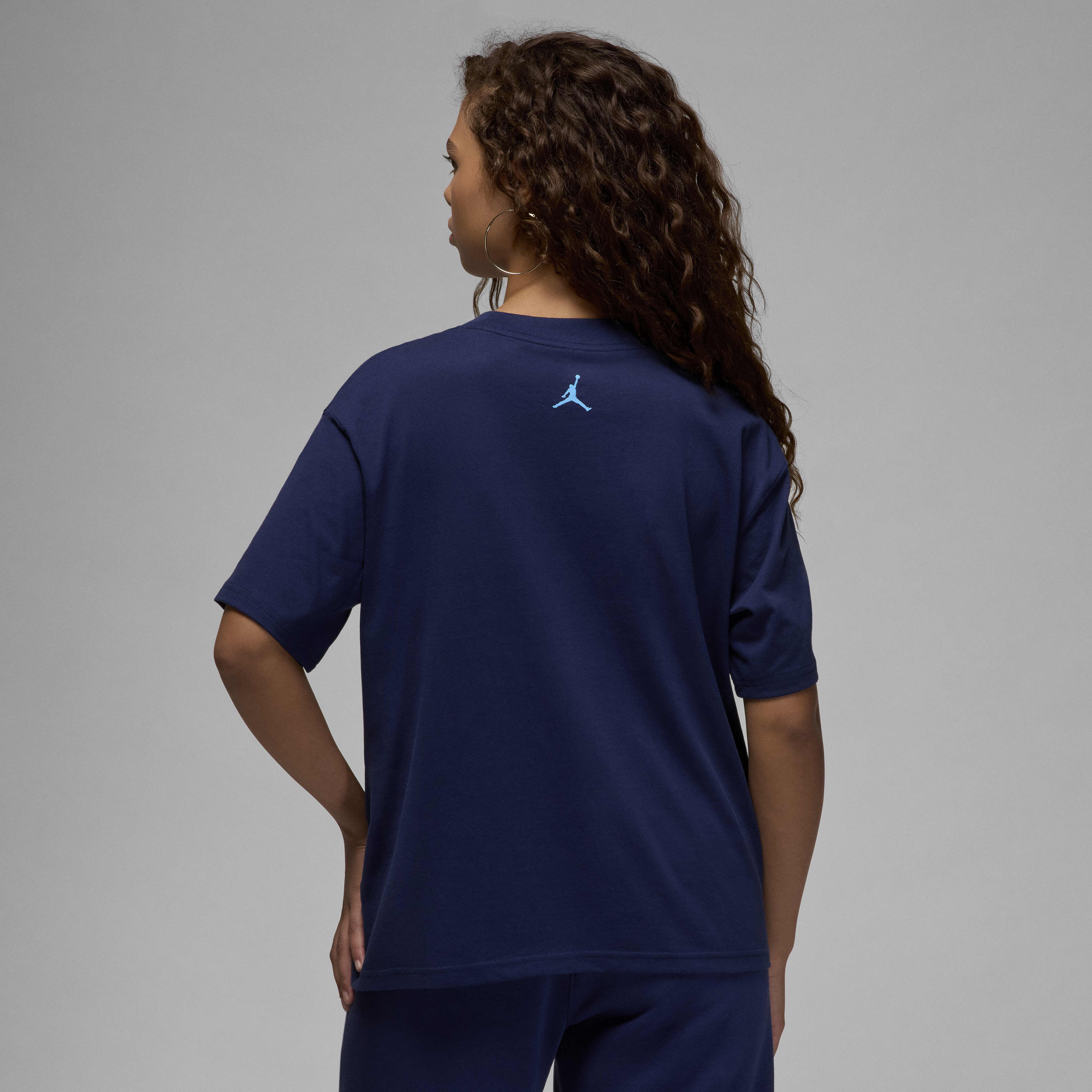 Navy blue jordan shirt sales