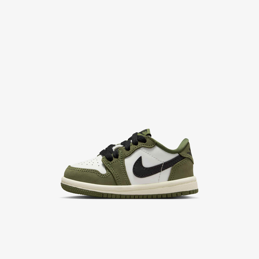 Ramadan Gifting-JRDN, Air Jordan 1 Retro Low "Medium Olive and Summit White", Baby & Toddler Shoes